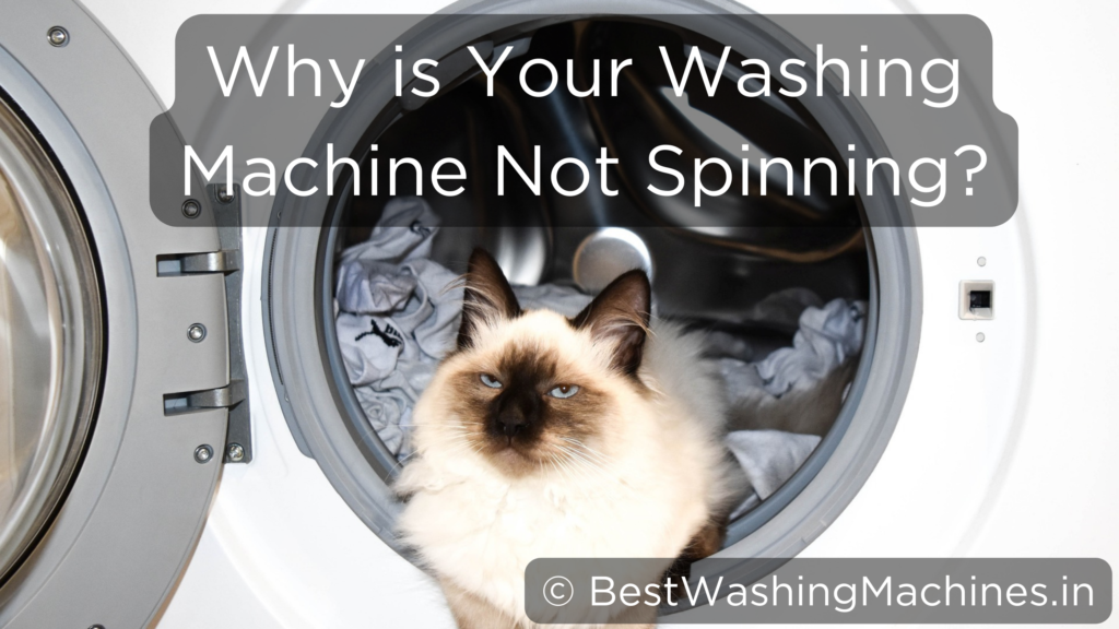 why washing machine is not spinning